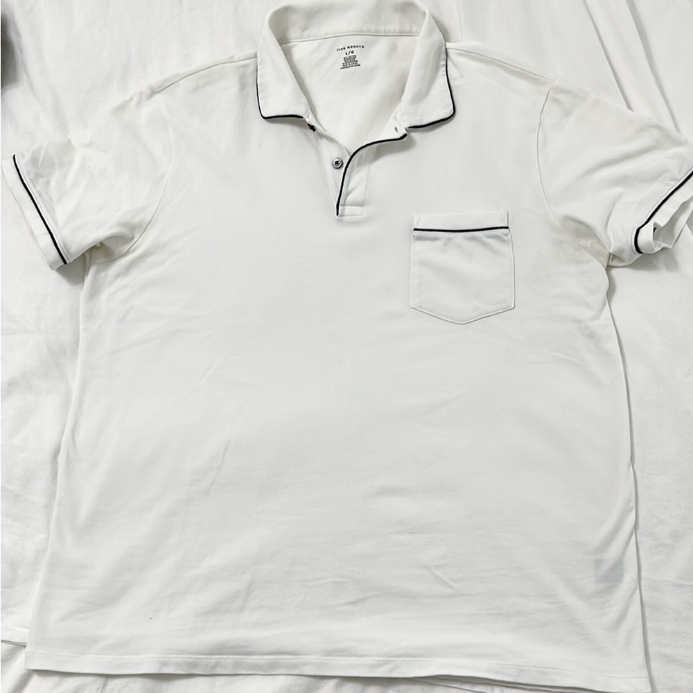 Club Monaco White Polo Shirt